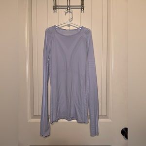 Lululemon long sleeve top - periwinkle
